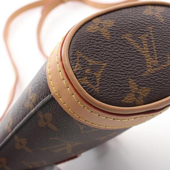 LOUIS VUITTON Brown Monogram Leather Shoulder Bag - Picture 8 of 9